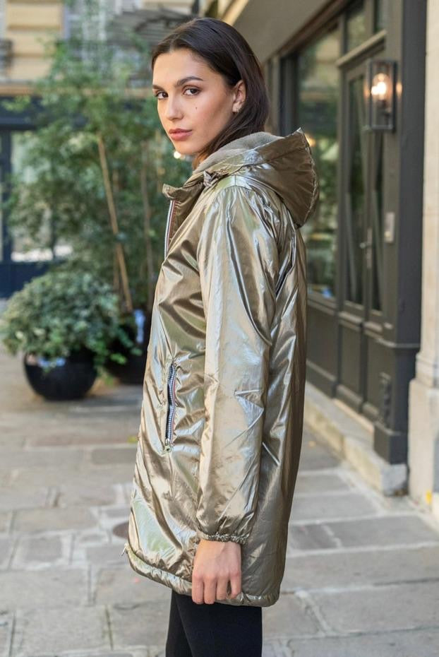 PARKA LONGUE FOURRE RÉVERSIBLE