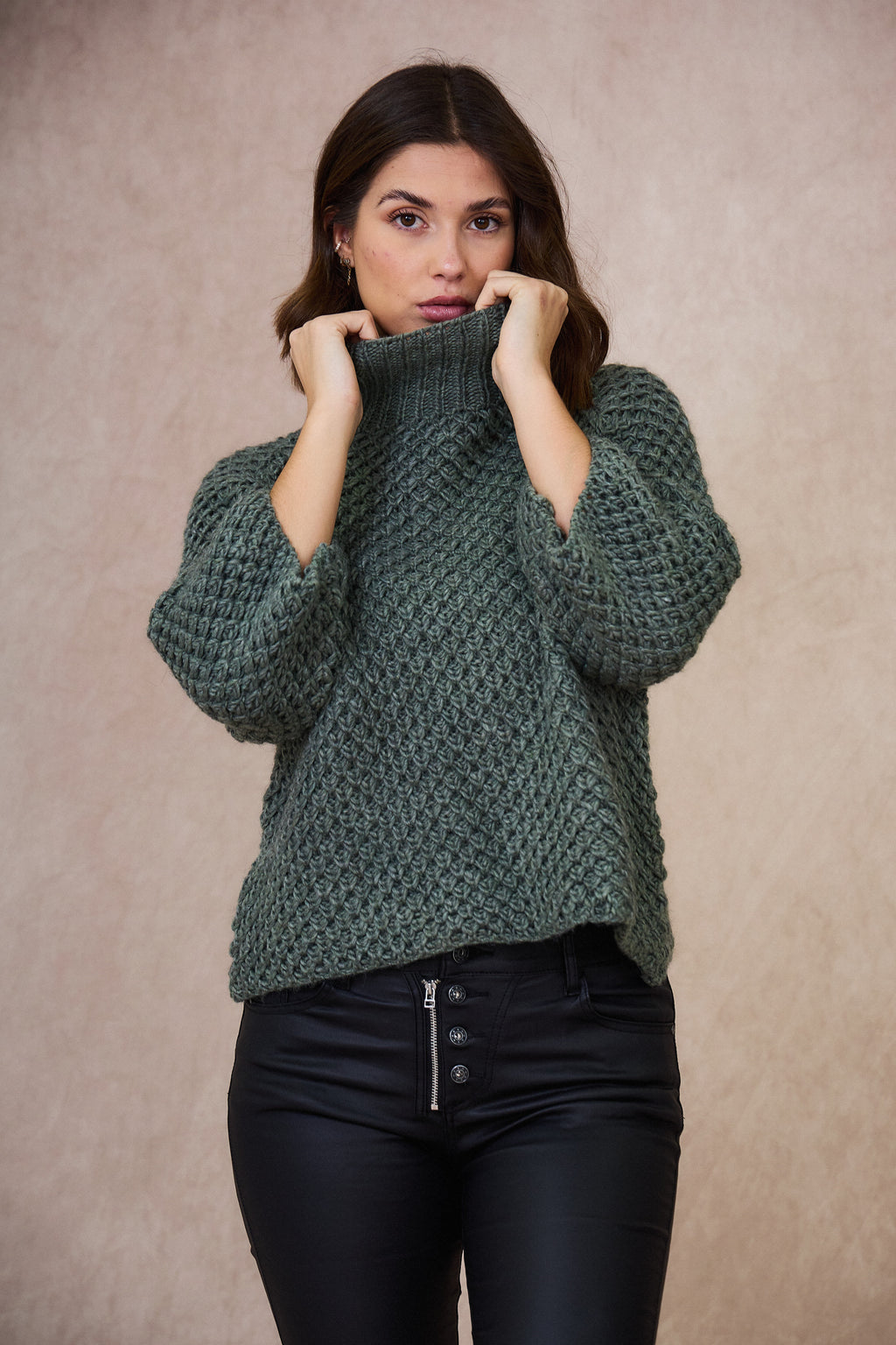 PULL MAIL COL CHEMINE ELINA