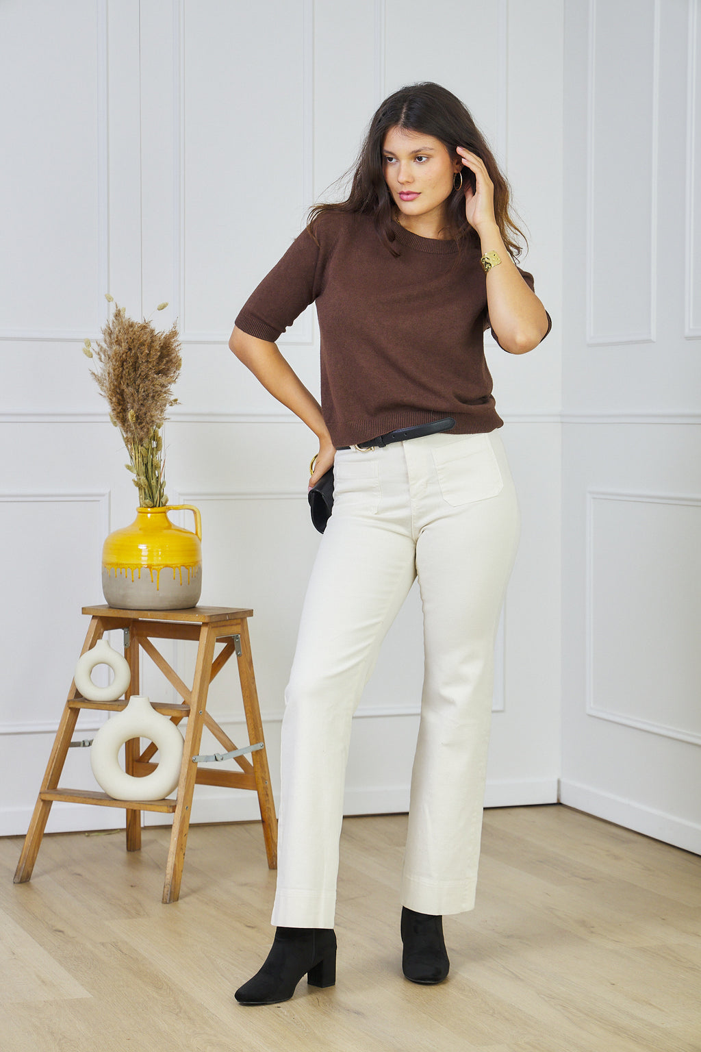 PULL SANS MANCHE ESSENTIEL ÉLÉONORE