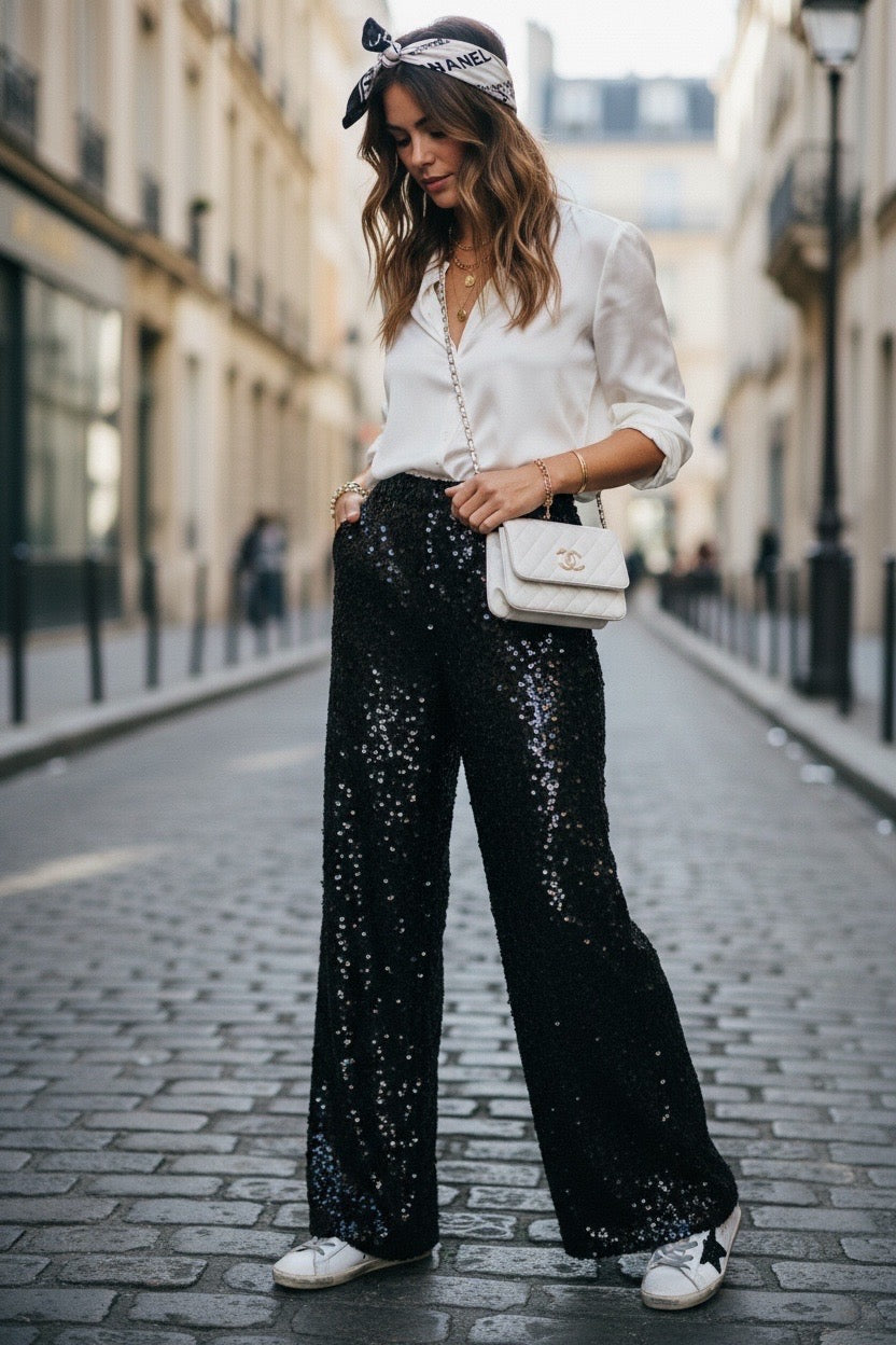 PANTALON SEQUIN