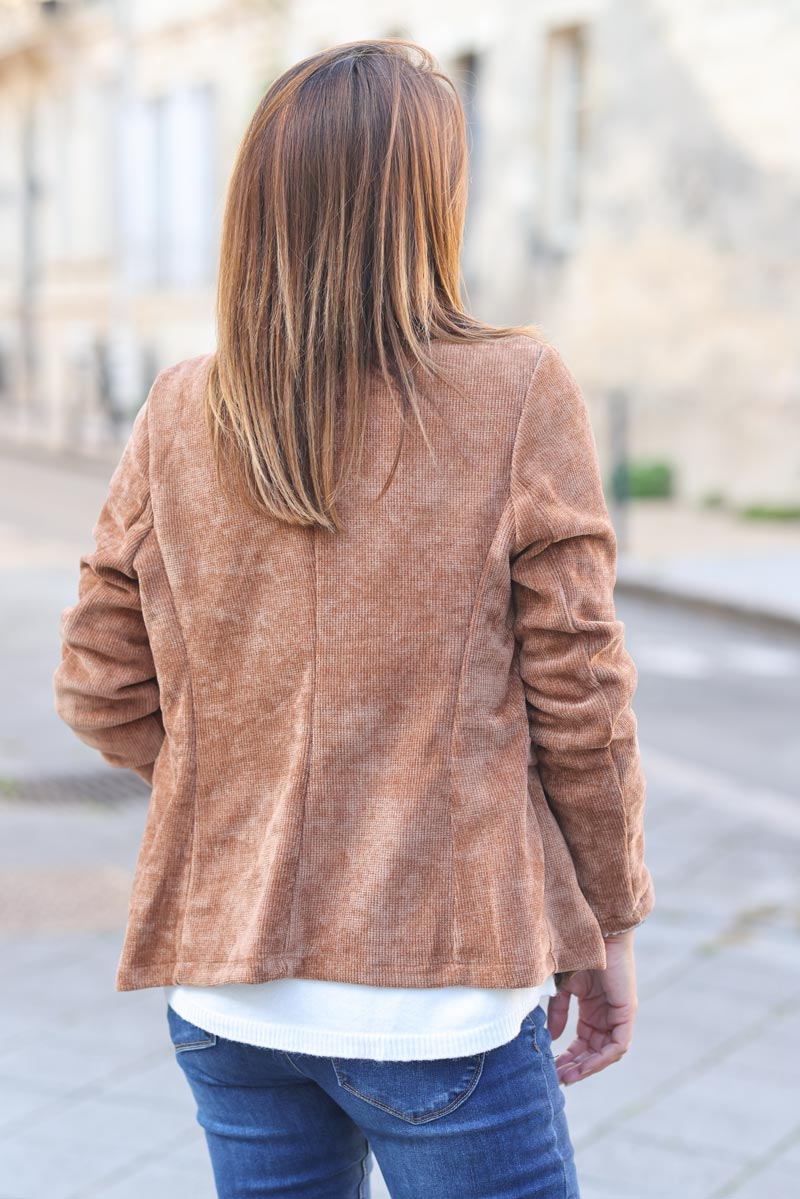VESTE BLAZER VELOUR