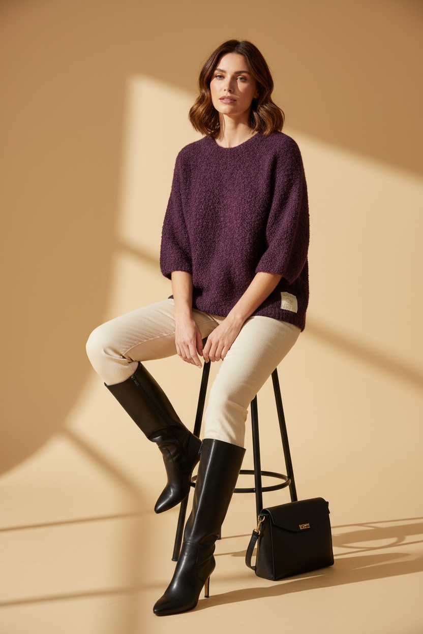 PULL KRISTINA BOUCLETTE KID MOHAIR