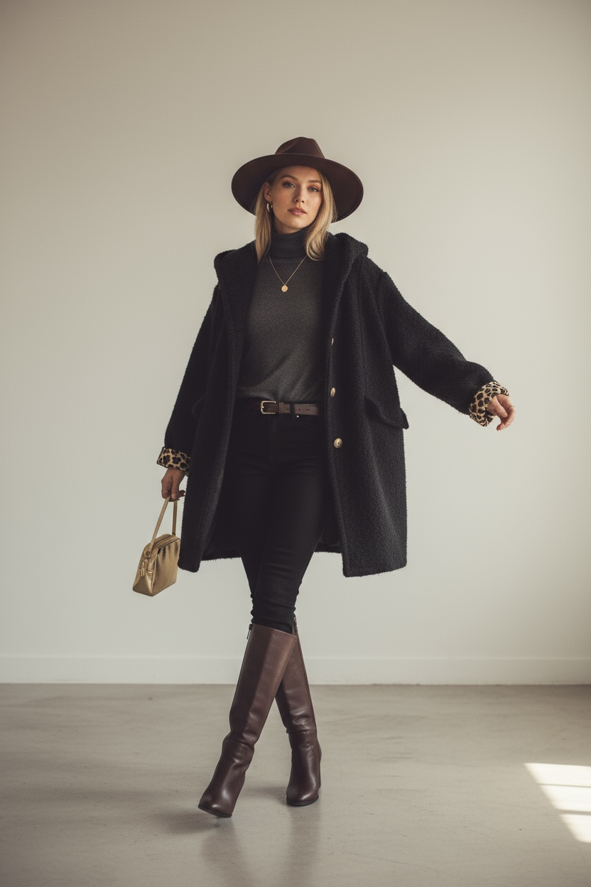 MANTEAU A CAPUCHE ÉLÉONORE