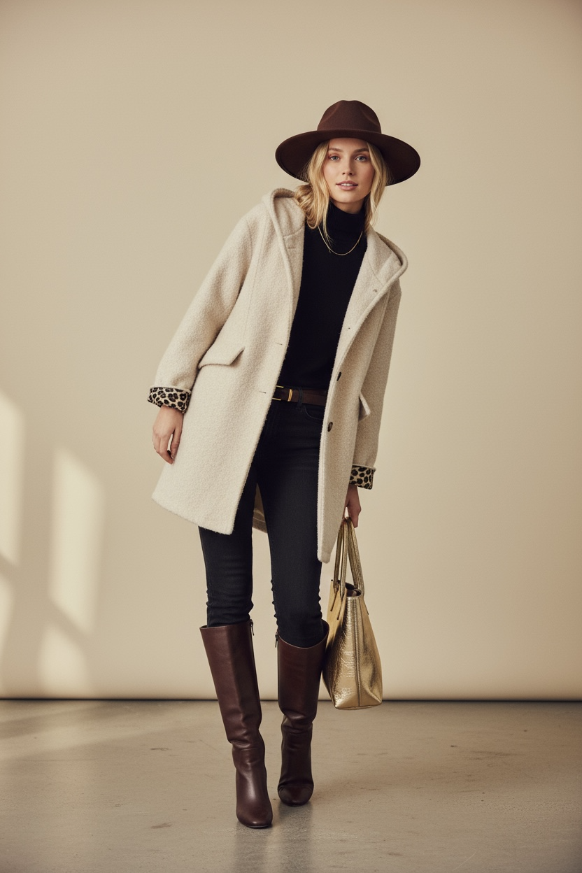 MANTEAU A CAPUCHE ÉLÉONORE