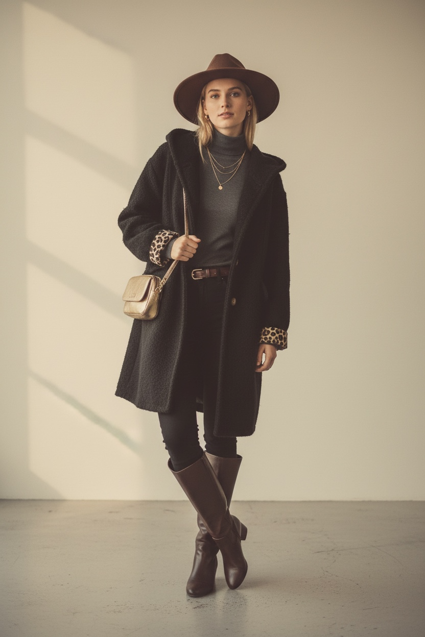 MANTEAU A CAPUCHE ÉLÉONORE