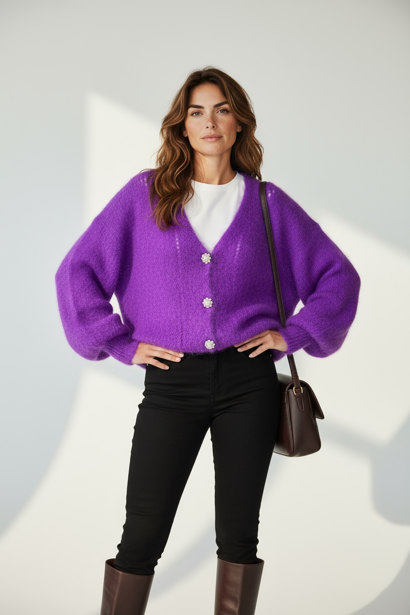 GILET 80% KID MOHAIR