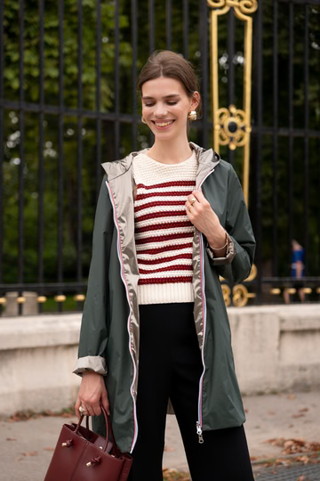 IMPERMÉABLE RÉVERSIBLE LONG