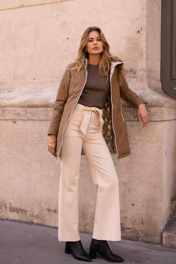 DOUDOUNE RÉVERSIBLE LONGUE