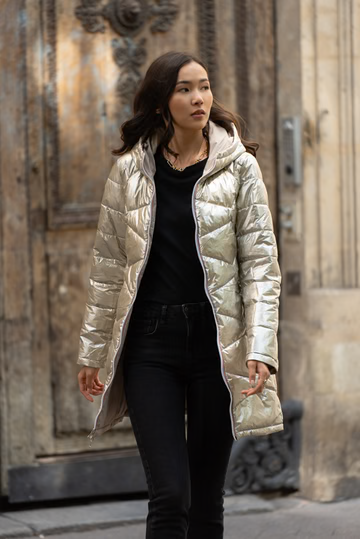 DOUDOUNE RÉVERSIBLE LONGUE