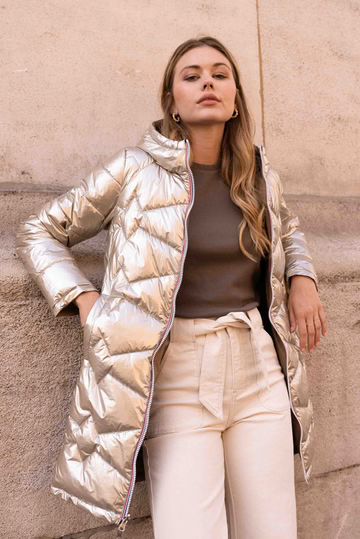 DOUDOUNE RÉVERSIBLE LONGUE